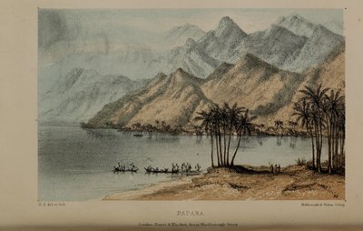 Papara, acquerello di Robert Elwes (1819-1878), un giovane gentiluomo britannico benestante di Norfolk da Robert Elwes